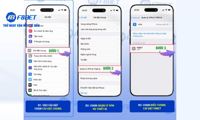 Xử lý sự cố khi tải và sử dụng App F8BET